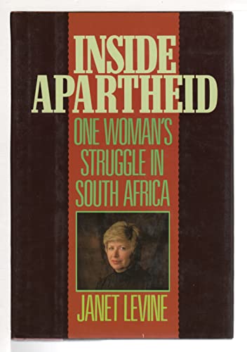 cover image Inside Apartheid: One Woman's Struggle in South Africa