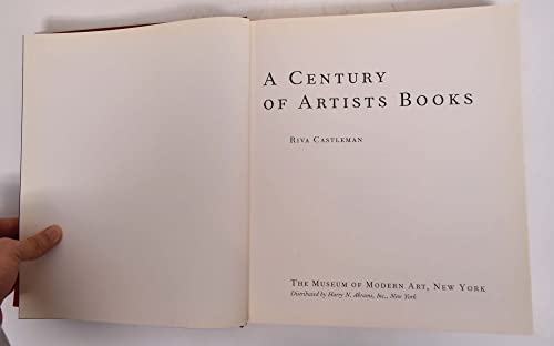 cover image Century of Artists Books