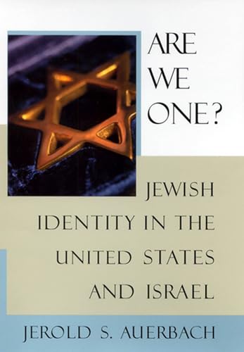 cover image ARE WE ONE?: A Jewish Identity in the United States and Israel