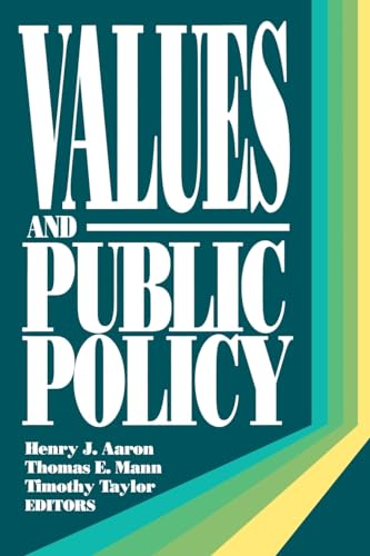 cover image Values and Public Policy