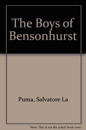 cover image The Boys of Bensonhurst: Stories