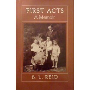 cover image First Acts: A Memoir