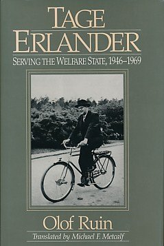 cover image Tage Erlander: Serving the Welfare State, 1946-1969
