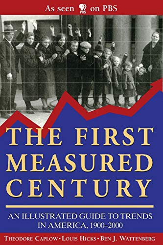 cover image The First Measured Century: An Illustrated Guide to Trends in America, 1900-2000