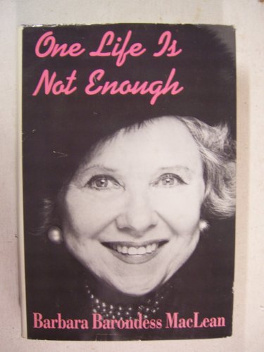 cover image One Life is Not Enough: My Life in Russia and the Broadway and Hollywood Years