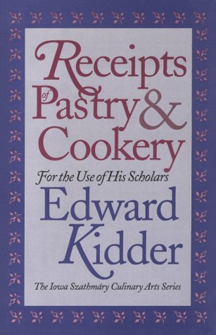 cover image Receipts of Pastry and Cookery: For the Use of His Scholars