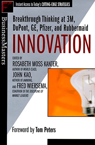cover image Innovation: Breakthrough Ideas at 3m, DuPont, GE, Pfizer, and Rubbermaid