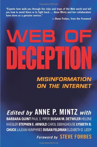 cover image Web of Deception: Misinformation on the Internet