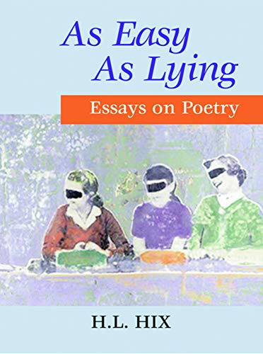 cover image As Easy as Lying: Essays on Poetry