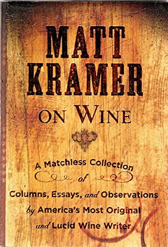 cover image Matt Kramer on Wine