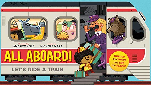 cover image All Aboard! Let’s Ride a Train