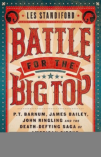 cover image Battle for the Big Top: P.T. Barnum, James Bailey, John Ringling, and the Death-Defying Saga of the American Circus