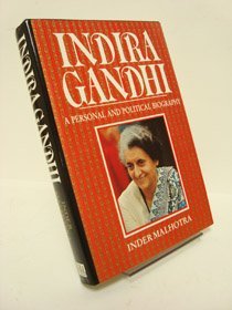 cover image Indira Gandhi: A Personal and Political Biography