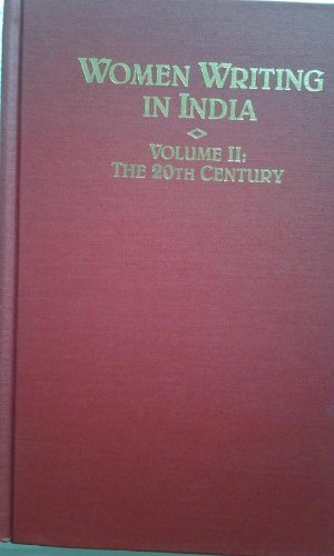 cover image Women Writing in India: 600 B.C. to the Present, V: The Twentieth Century