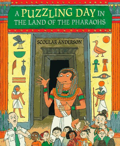cover image A Puzzling Day in the Land of the Pharaohs