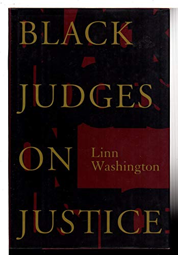 cover image Black Judges on Justic -Op/111