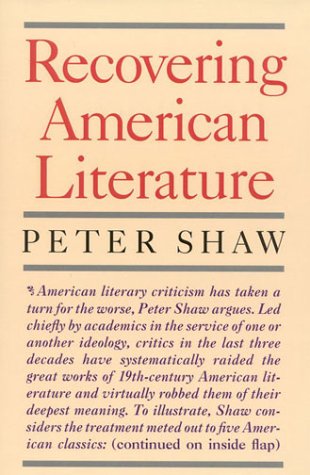 cover image Recovering American Literature