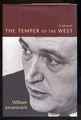 cover image The Temper of the West: A Memoir