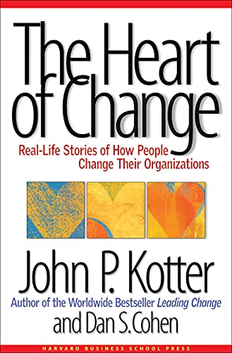 cover image THE HEART OF CHANGE: Real-Life Stories of How People Change Their Organizations
