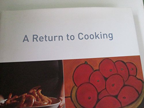 cover image A RETURN TO COOKING