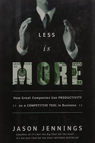 cover image LESS IS MORE: How Great Companies Use Productivity as a Competitive Tool in Business