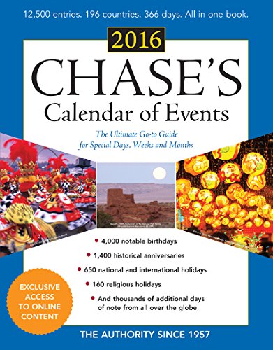 cover image Chase's Calendar of Events 2016