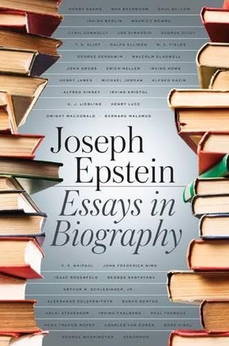 cover image Essays in Biography