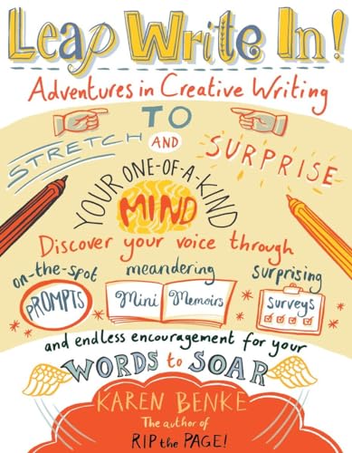 cover image Leap Write In! Adventures in Creative Writing to Stretch and Surprise Your One-of-a-Kind Mind