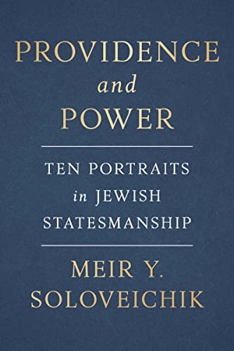 cover image Providence and Power: Ten Portraits in Jewish Statesmanship