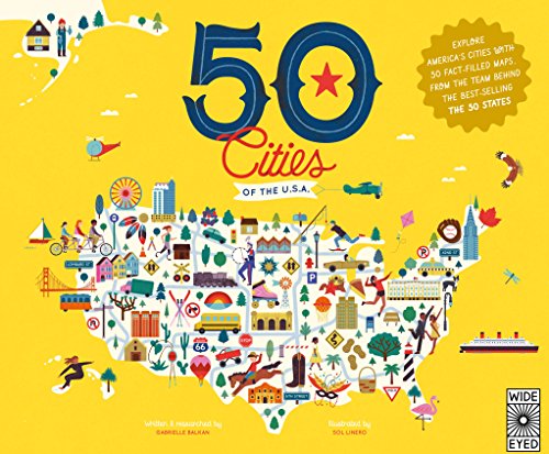 cover image 50 Cities of the U.S.A.: Explore America’s Cities with 50 Fact-Filled Maps