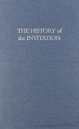 cover image THE HISTORY OF THE INVITATION: New and Selected Poems 1963–2000