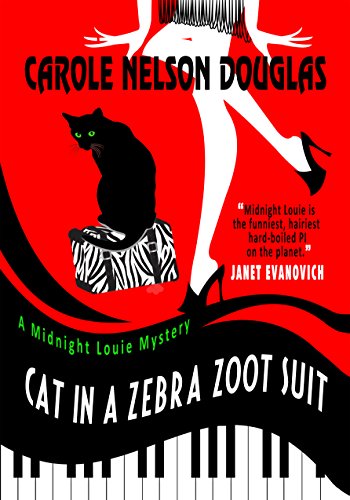 cover image Cat in a Zebra Zoot Suit: A Midnight Louie Mystery