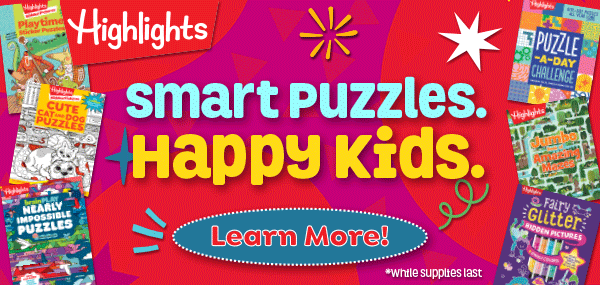 Free Pack of Highlights Puzzle Books