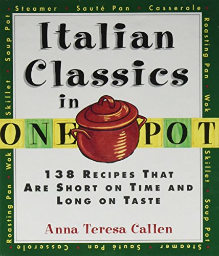 cover image Italian Classics in One Pot