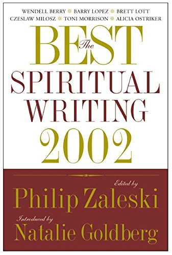 cover image THE BEST SPIRITUAL WRITING 2002