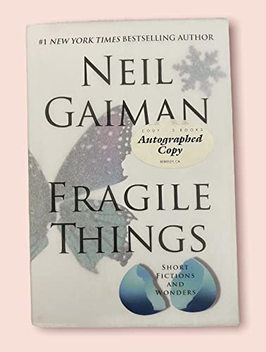 cover image Fragile Things: Short Fictions and Wonders