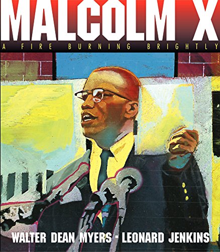 cover image MALCOLM X: Fire Burning Bright