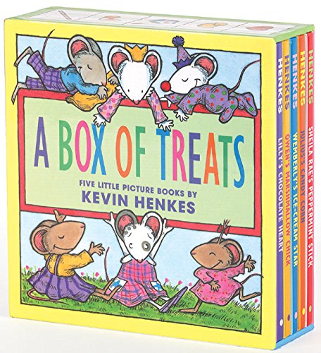 cover image A Box of Treats: Five Little Picture Books about Lilly and Her Friends