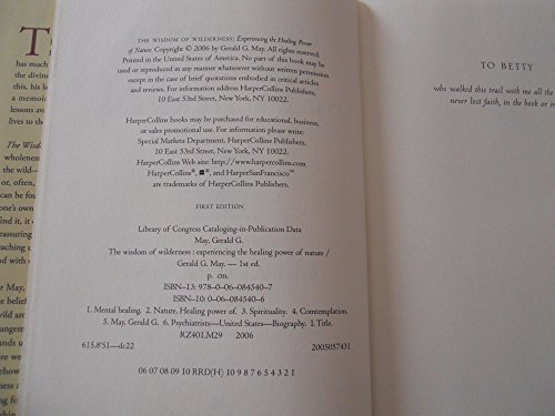cover image The Wisdom of Wilderness: Experiencing the Healing Power of Nature