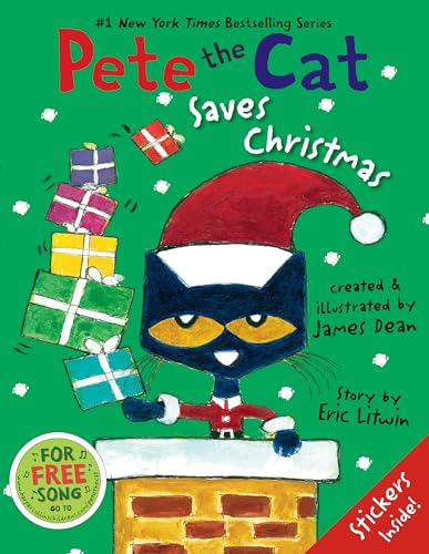 cover image Pete the Cat Saves Christmas