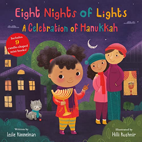 cover image Eight Nights of Lights: A Celebration of Hanukkah 