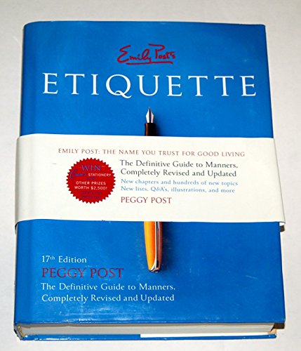cover image Emily Post's Etiquette