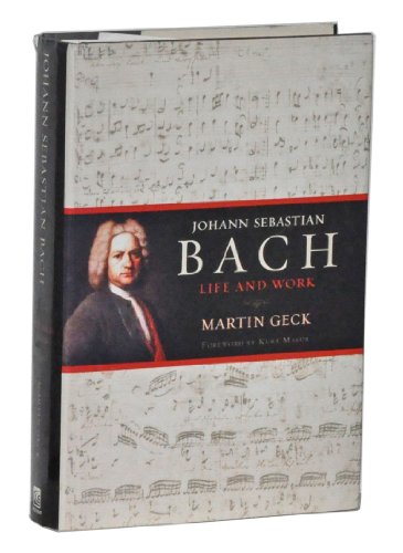 cover image Johann Sebastian Bach: Life and Work