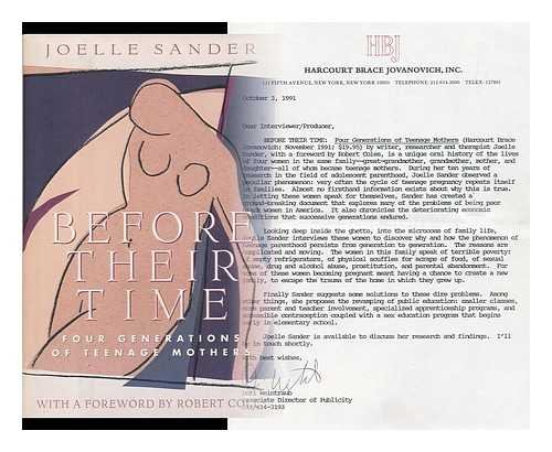 cover image Before Their Time: Four Generations of Teenage Mothers