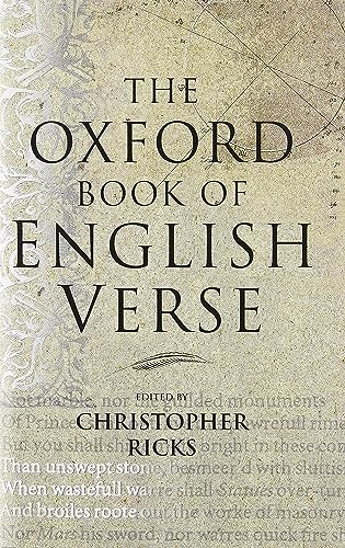 cover image The Oxford Book of English Verse