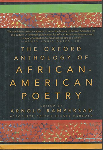 cover image The Oxford Anthology of African-American Poetry