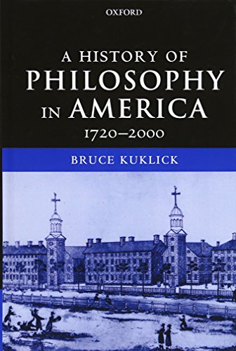 cover image A HISTORY OF PHILOSOPHY IN AMERICA 1720–2000