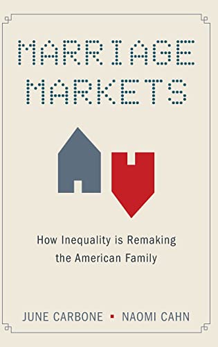 cover image Marriage Markets: How Inequality is Remaking the American Family