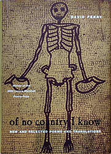 cover image Of No Country I Know: New and Selected Poems and Translations