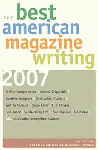 cover image The Best American Magazine Writing 2007